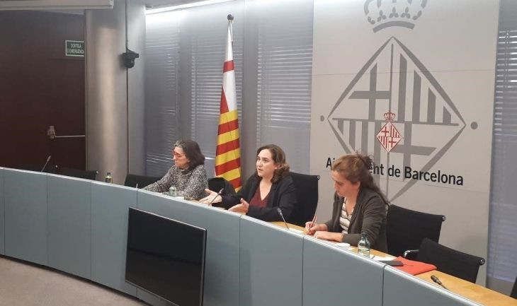 La alcaldesa de Barcelona, Ada Colau y la regidora de salud, Gemma Tarafa / EP
