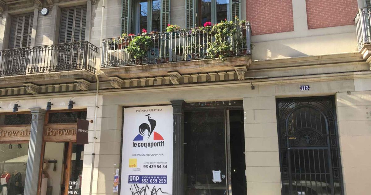 Le coq sportif shop la roca village apertura