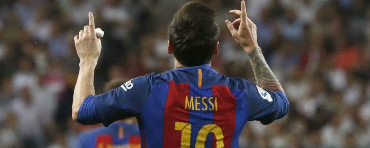 El jugador del FC Barcelona Leo Messi celebrando un gol / EFE