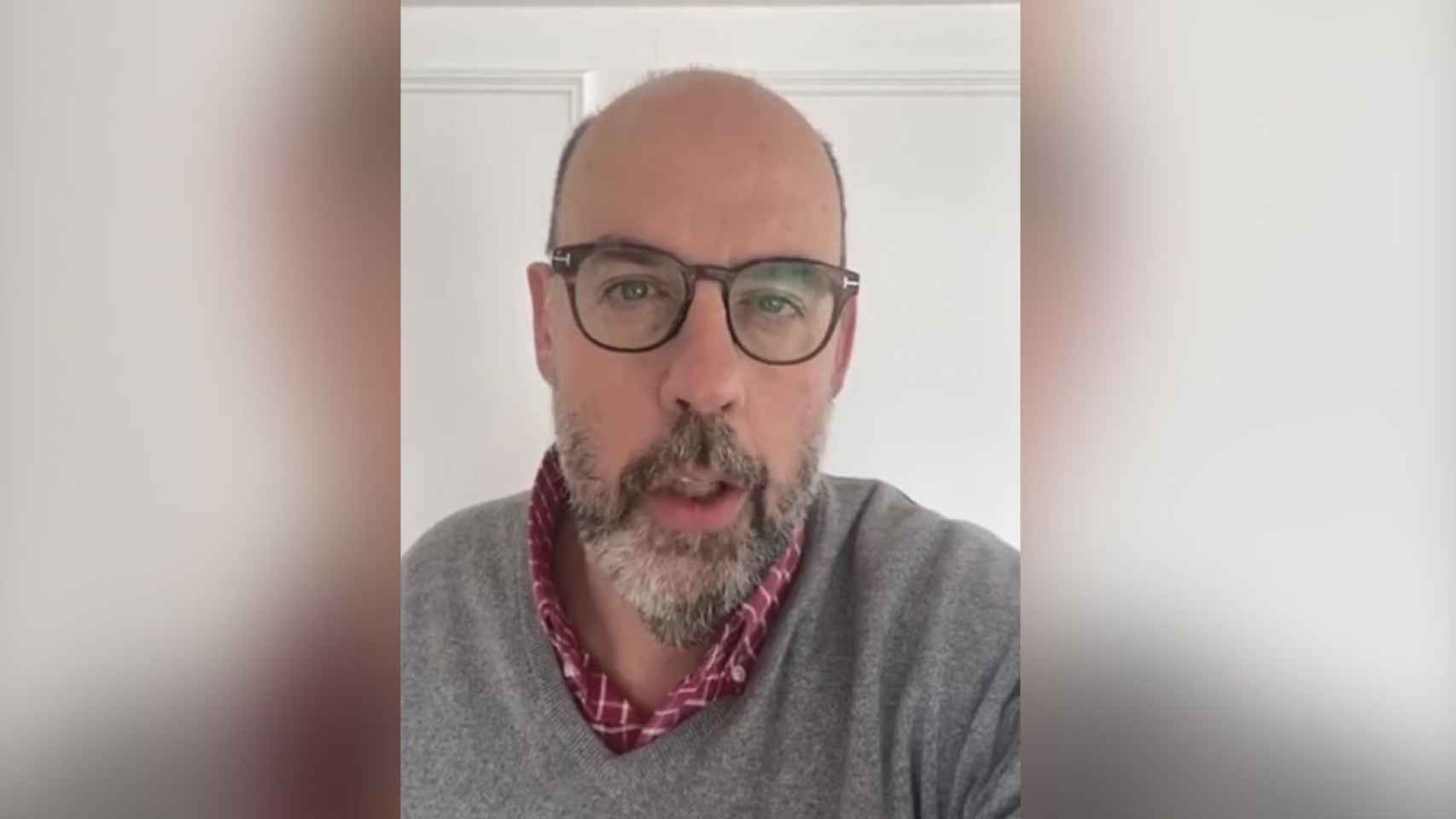Captura de pantalla del vídeo en el que el presentador Jordi Basté confirma que tiene coronavirus / INSTAGRAM