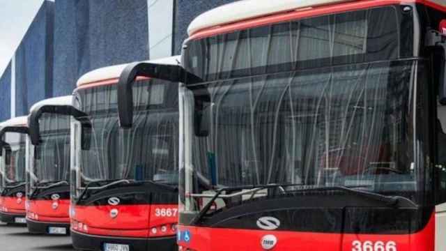 Buses de TMB en el Fòrum / TMB