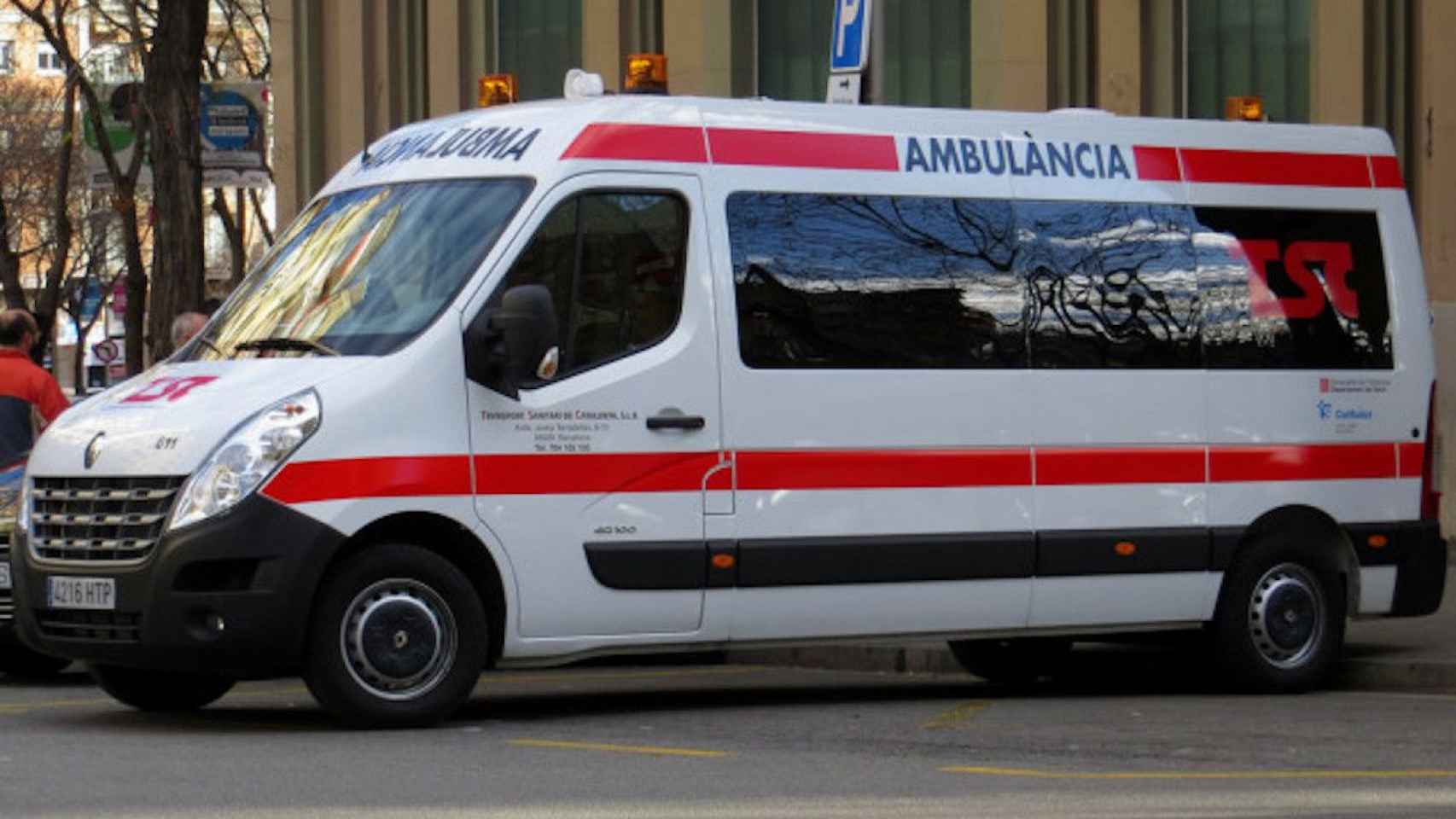 Imagen de una ambulancia de Transport Sanitari de Catalunya (TSC) / ARCHIVO