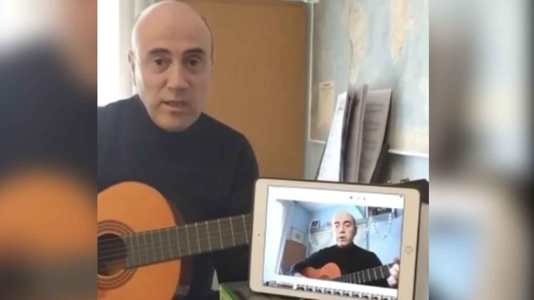 El meteorólogo Tomàs Molina en su faceta como cantante contra el coronavirus / INSTAGRAM