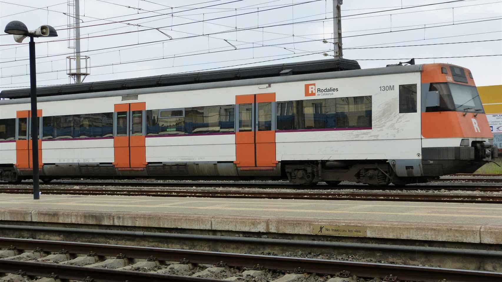Tren de Rodalies durante un trayecto / EUROPA PRESS