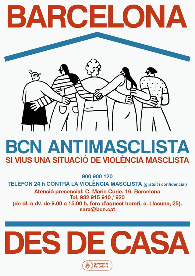 Cartel municipal contra la violencia machista / AYUNTAMIENTO DE BARCELONA