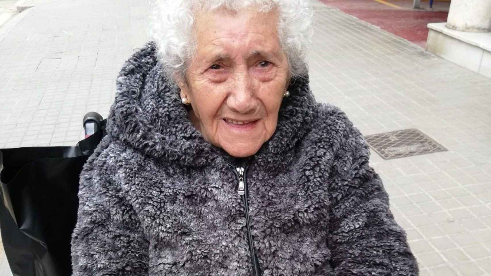 Micaela Polonio, barcelonesa centenaria que ha superado el coronavirus / FAMILIA HILINGER