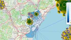 Estas son las zonas más afectadas por coronavirus en Barcelona