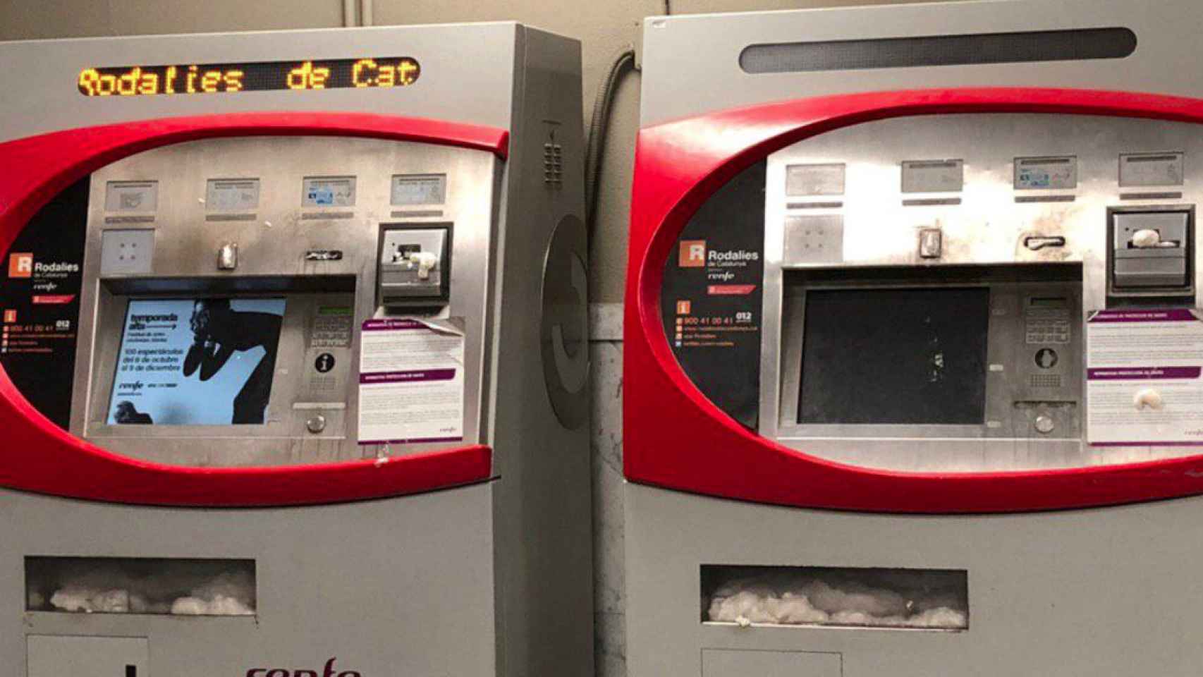 Máquina de billetes de Renfe en una estación de tren / ARCHIVO