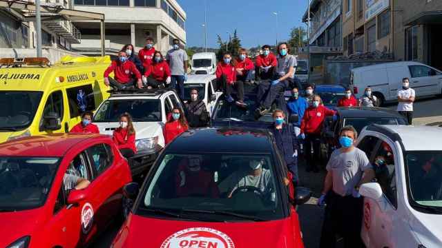 Los voluntarios de Open Arms, preparados para ayudar en esta crisis sanitaria / TWITTER ÒSCAR CAMPS