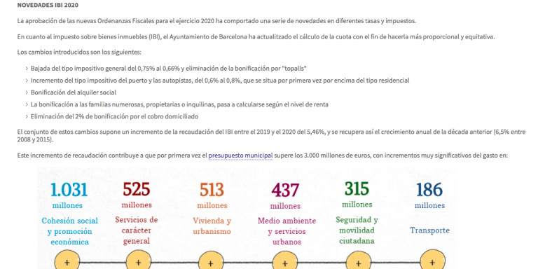 Éstos son los cambios aprobados en materia fiscal por culpa del coronavirus en Barcelona / AY. DE BCN