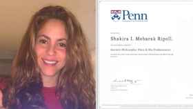 Shakira y su título de Filosofía Antigua de la Universidad de Pensilvania / TWITTER SHAKIRA
