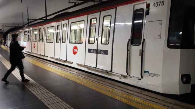 Un metro de Barcelona durante la pandemia del Covid-19 / TWITTER TMB