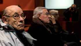 Fèlix Millet (en primer término) y Jordi Montull durante el juicio por el 'cas Palau' / EFE - QUIQUE GARCÍA
