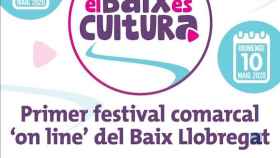 Cartel oficial del festival 'online' de los 20 municipios del Baix Llobregat / EL BAIX ÉS CULTURA