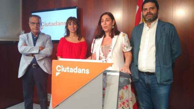 Los concejales de Ciutadans Celestino Corbacho, Marilén Barceló, Mariluz Guilarte y Paco Sierra / EUROPA PRESS