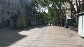 La Rambla de Barcelona, en una imagen de este martes por la mañana / G.A