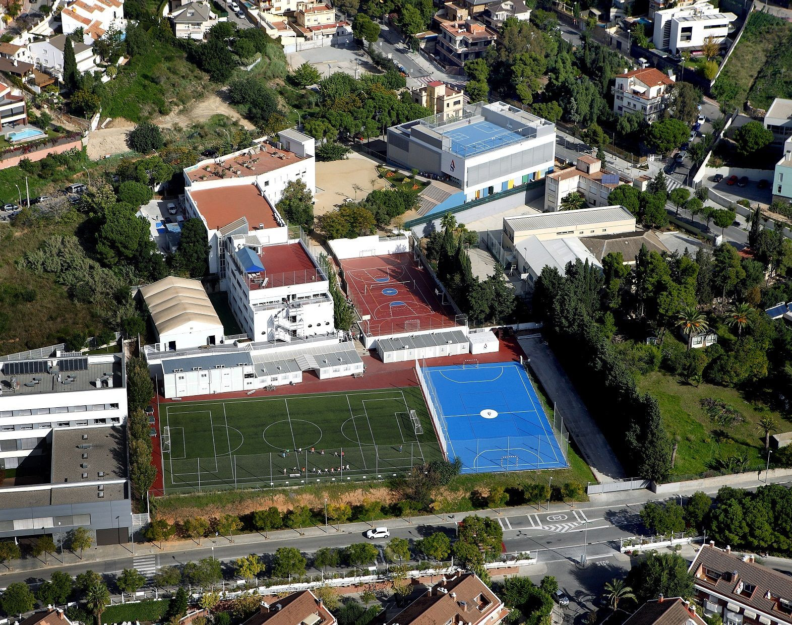 La escuela de élite American School of Barcelona situada en Esplugues de Llobregat
