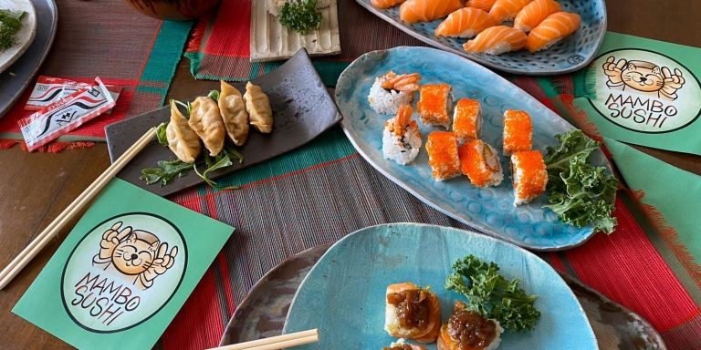 Platos de sushi del nuevo Mambo Sushi, fotografíados por uno de sus clientes / G.A