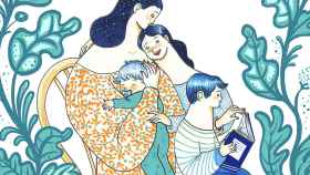 Ilustración de una madre y sus hijos / SONIA ALINS