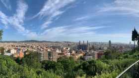 Vista panorámica de Barcelona desde el mirador de Montjuïc / V.M.