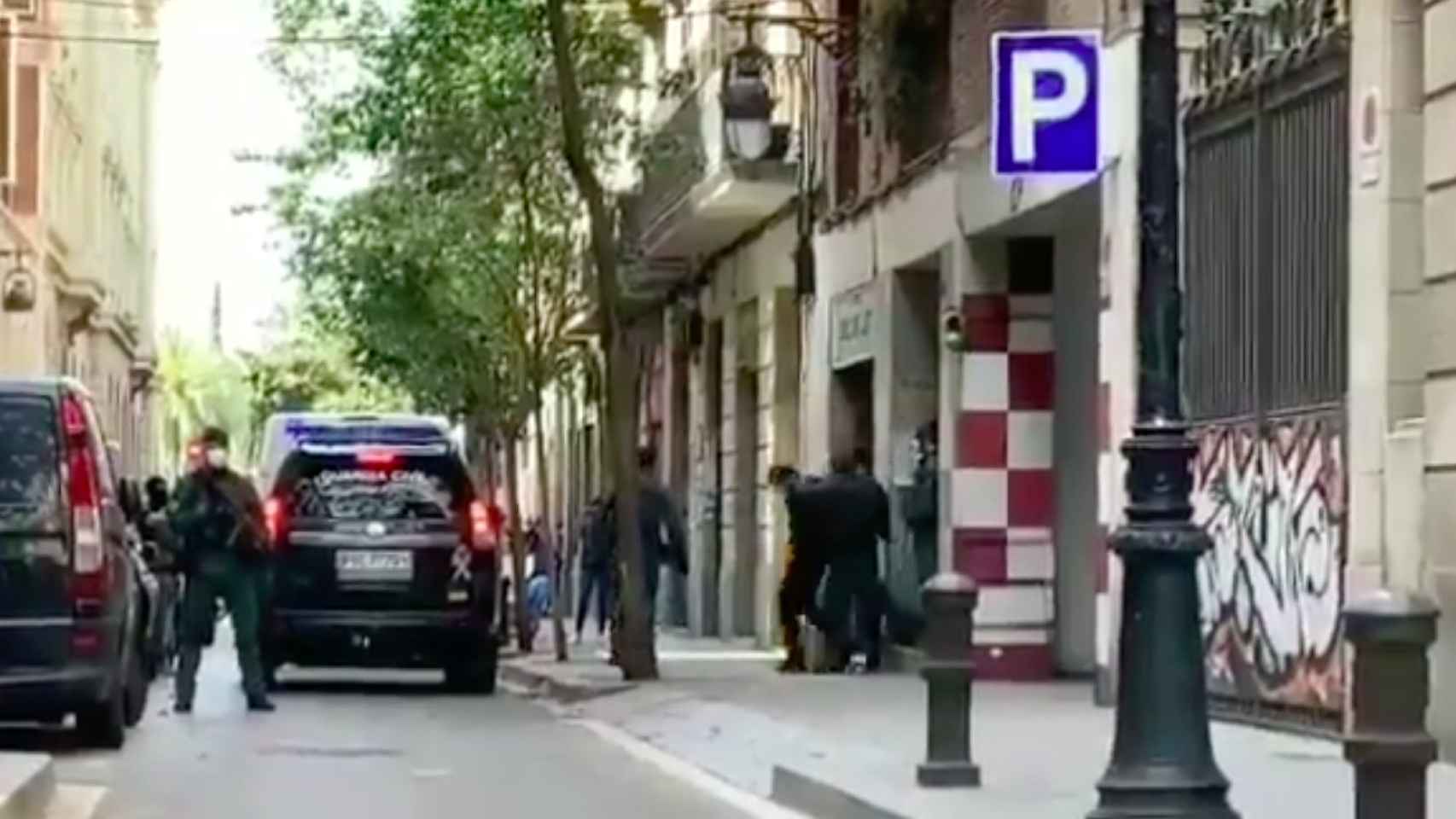 Imagen del 'lobo solitario' detenido por la Guardia Civil el pasado viernes 8 de mayo en Barcelona / TWITTER