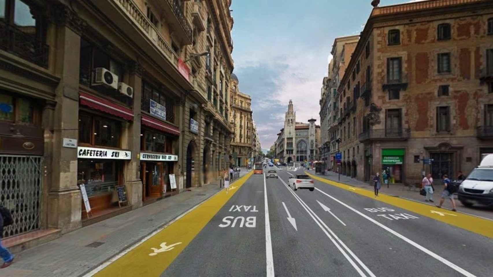 Aspecto futuro de la Via Laietana / AYUNTAMIENTO DE BARCELONA