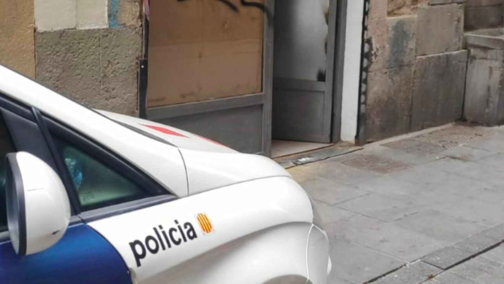 Imagen del narcopiso destapado por los Mossos en la calle Lleó, en Ciutat Vella / MOSSOS D'ESQUADRA