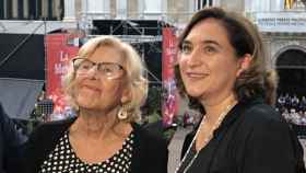 Manuela Carmena y Ada Colau, durante la Mercè / EUROPA PRESS