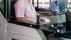 Un conductor de bus de TMB / TMB