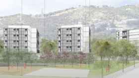 Imagen virtual de las nuevas viviendas / AJ BCN