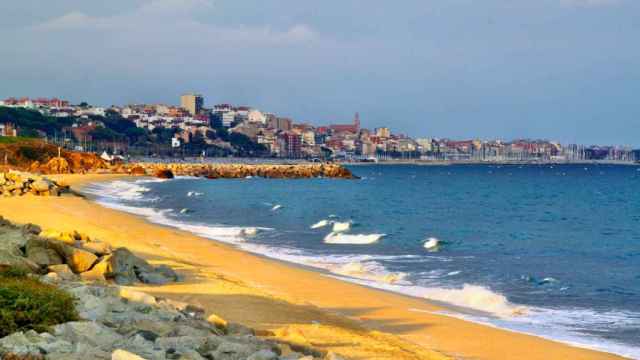 Una de las tres playas de Badalona / GOOGLE MAPS