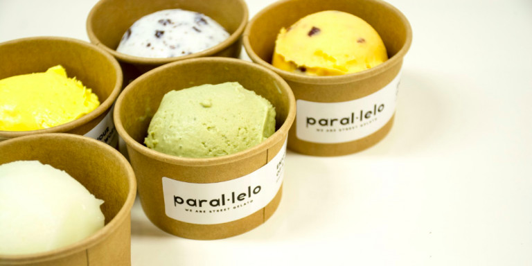 Bolas de helado de la heladería Paral·lelo / GOOGLE MAPS