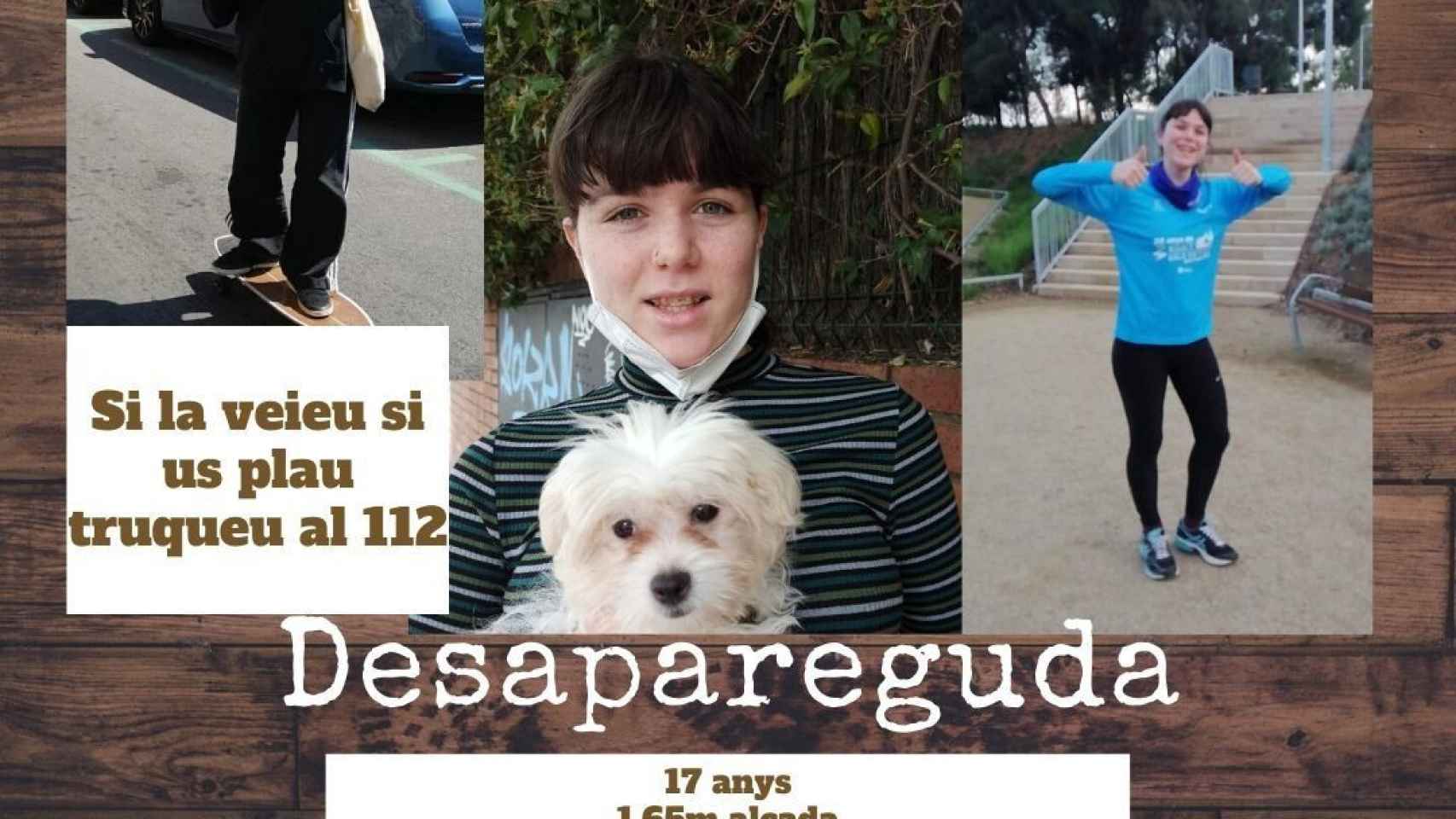 Imagen de Emma, la chica de 17 años desaparecida en Barcelona