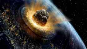 Meteorito estallando contra la tierra en el fin del mundo maya, que ahora tiene nueva fecha / ARCHIVO