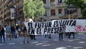 Manifestación de Arran en Via Laietana / EUROPA PRESS