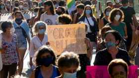 Familias LGTBI en la plaza Universitat de Barcelona luchando por sus derechos / EFE - Quique García