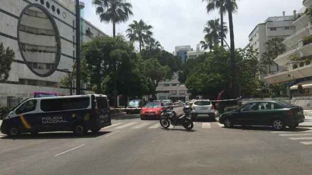 Calle de Marbella en la que se produjo el tiroteo / EUROPA PRESS