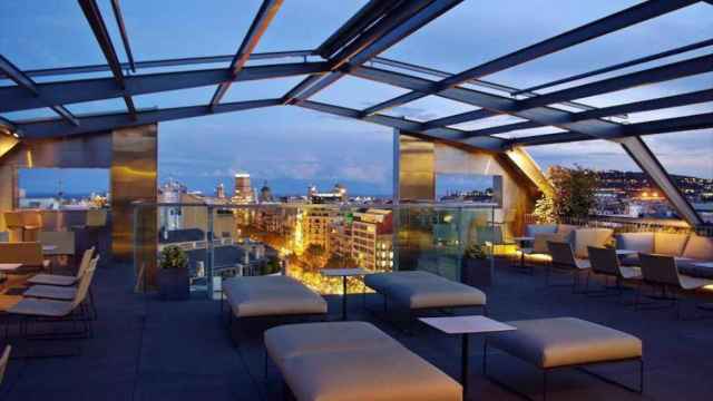 Terraza del Hotel Royal de Barcelona, ubicado en Paseo de Gràcia