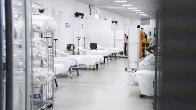 Extensión del Hospital Universitario Vall d'Hebron para atender pacientes con coronavirus / EFE
