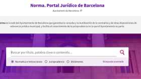 Captura de pantalla de Norma, el primer portal jurídico de Barcelona / AJUNTAMENT DE BARCELONA