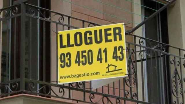 Una vivienda en alquiler en Barcelona / EFE