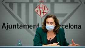 La alcaldesa Ada Colau ofrece una rueda de prensa para informar sobre la situación del coronavirus en Barcelona / EUROPA PRESS