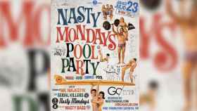 Cartel de la edición 'Pool party' de los 'Nasty Mondays' / NASTY GARAGE