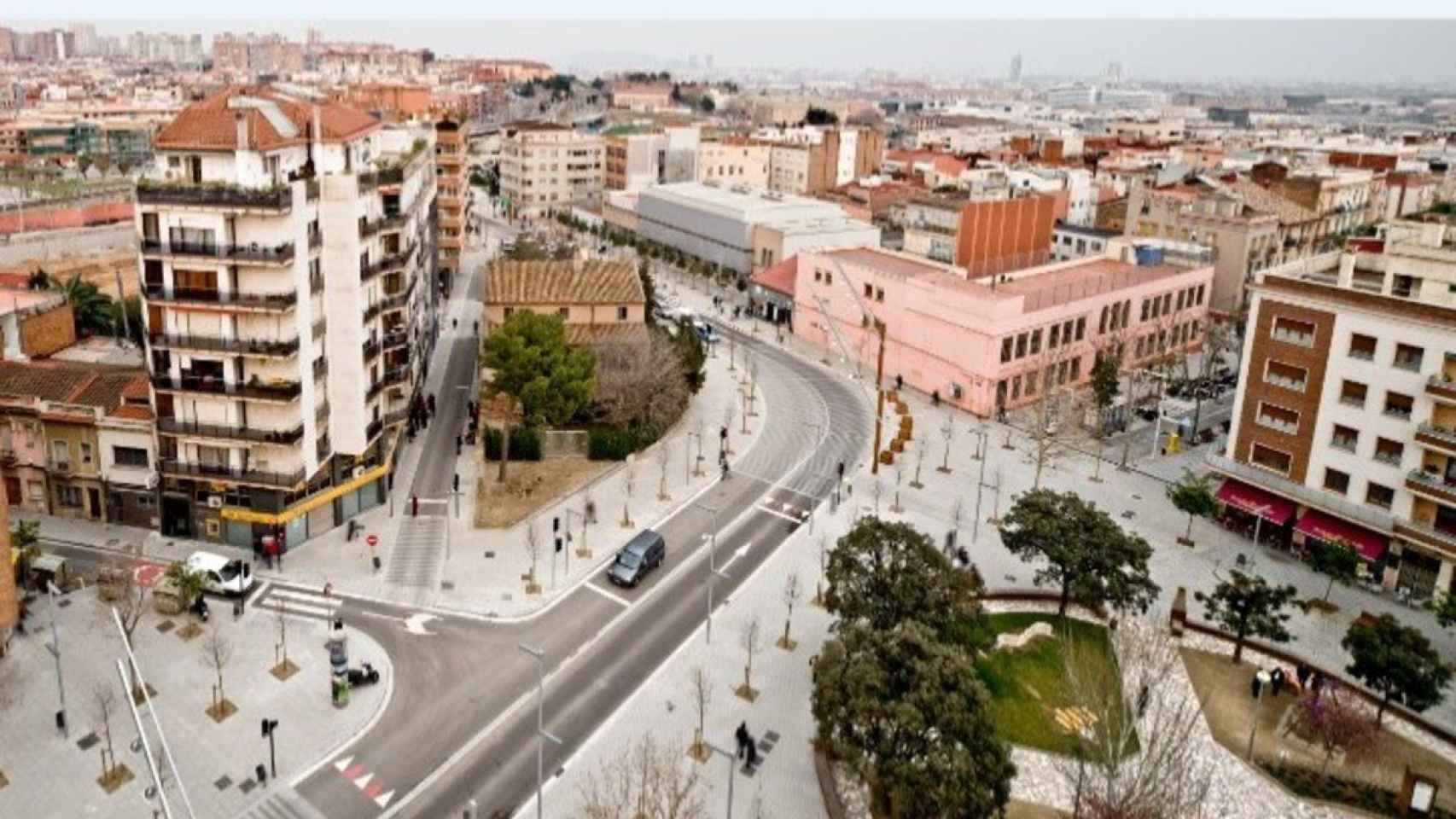 Vista aérea de Cornellà de Llobregat / AJUNTAMENT CORNELLÀ