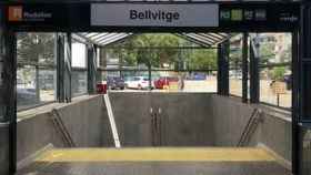 Estación de tren de Bellvitge, situada en L'Hospitalet de Llobregat