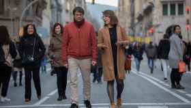 La teniente de alcalde de Urbanismo del Ayuntamiento de Barcelona, Janet Sanz, y el arquitecto jefe del Ayuntamiento, Xavier Matilla / EUROPA PRESS