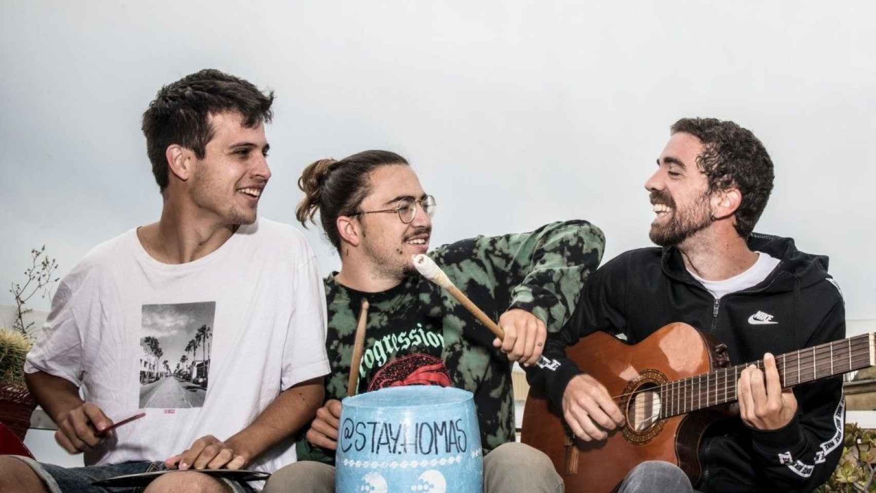 El grupo musical Stay Homas formado por Klaus Stroink, Rai Benet y Guillem Boltó