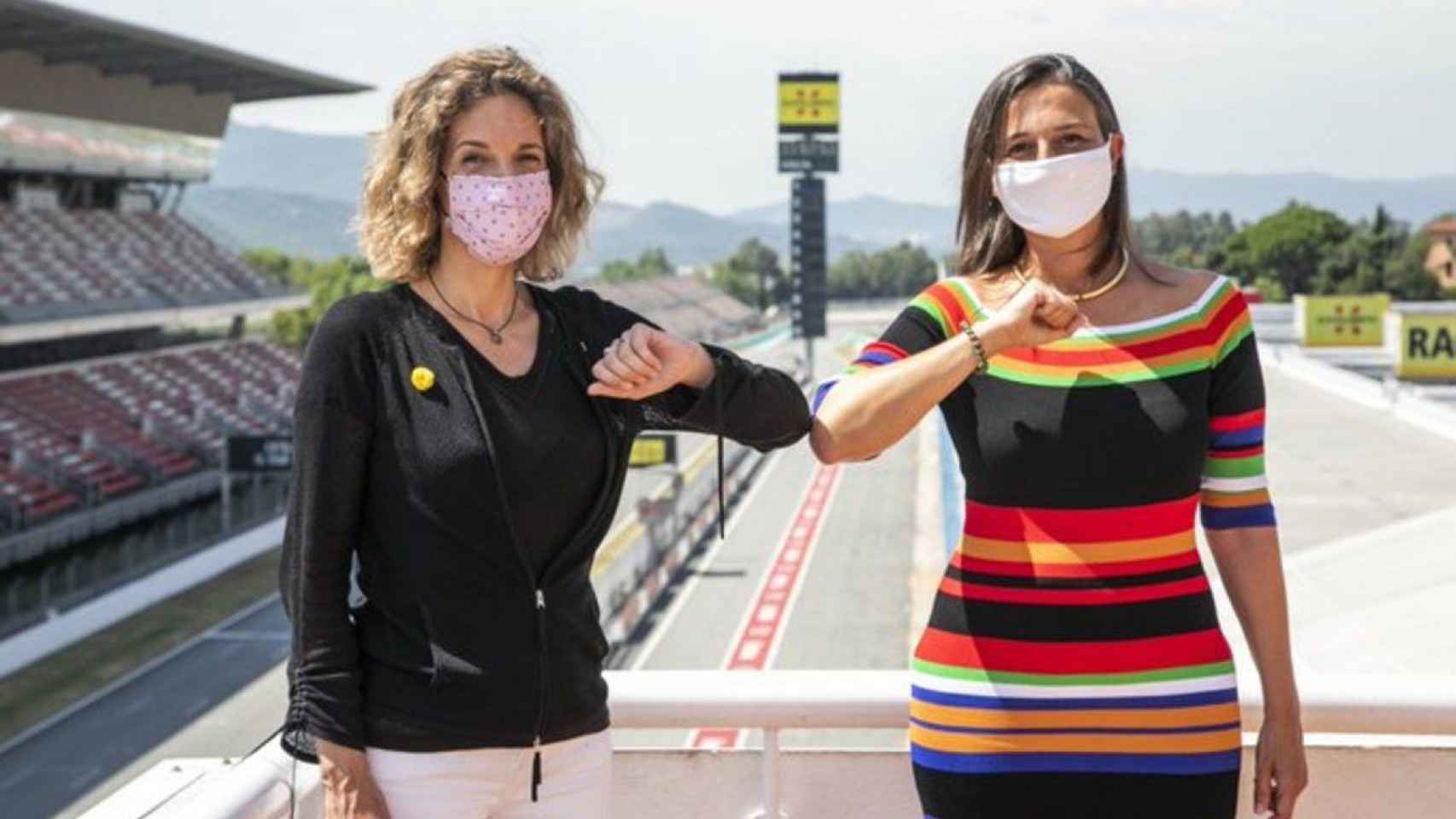 María Teixidor (derecha) es la nueva presidenta del Circuit / Circuit de Barcelona-Catalunya