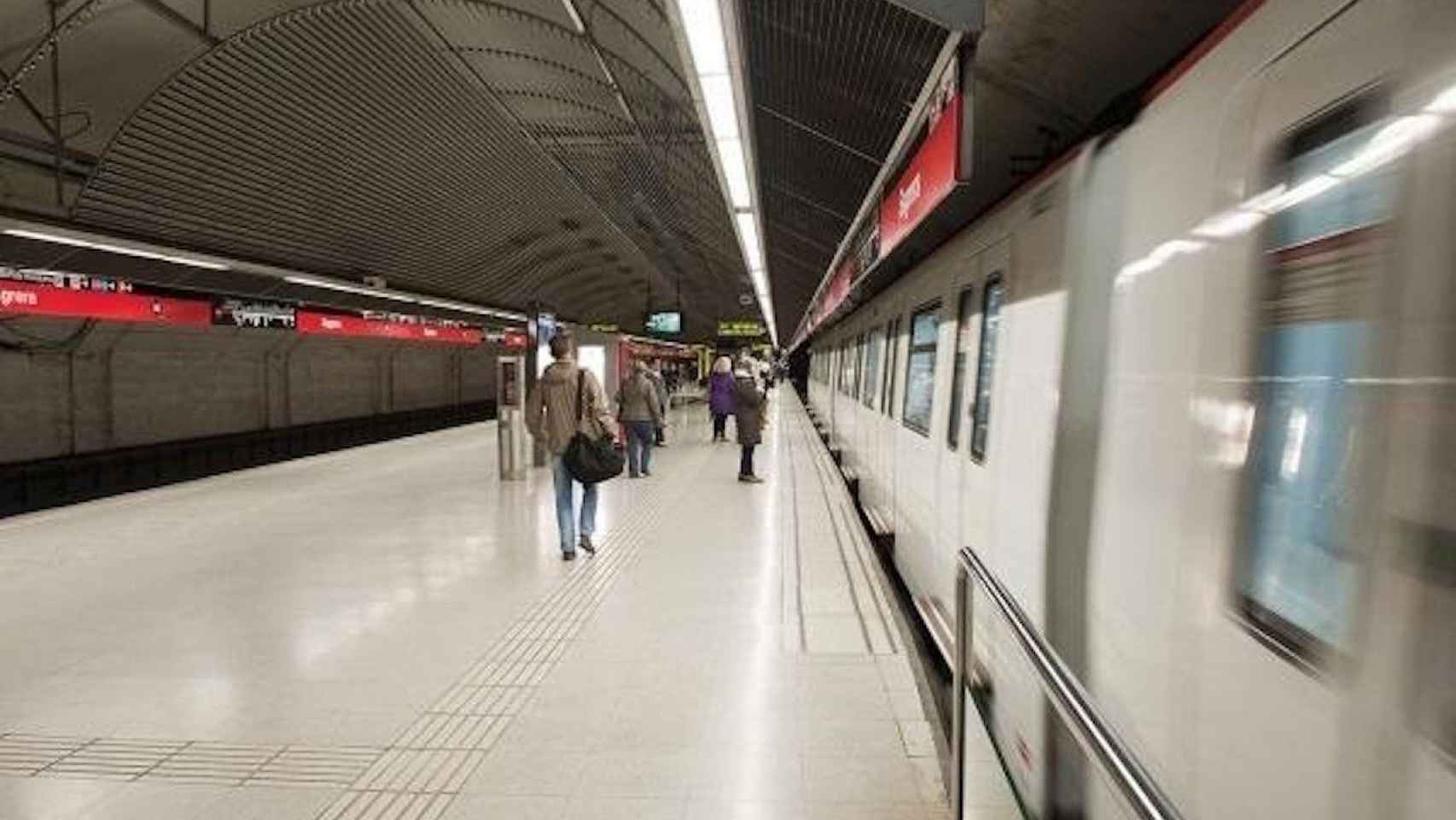 La estación de la L1 de La Sagrera del Metro de Barcelona / TMBINFO