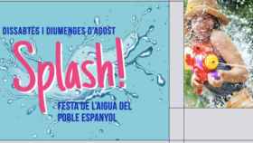 Cartel promocional de la fiesta 'Splash!' del Poble Espanyol / POBLE ESPANYOL
